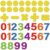 CHEFAN Felt Numbers for Kids, Board Pieces, Precut Story Pieces, Figures, Number Learning Toy for Counting, Math Counters for Preschool Kindergarten