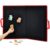 CHEFAN Large Felt Flannel Board 31.5 * 23 in, Foldable Freestanding Story Learning Board for Toddlers, Double-Sided Use for Preschool Classroom, Multi Felt Pieces Can Be Used, Gifts for Kids