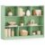 CHEFJOY 8-Cube Kids Bookshelf and Toy Storage Organizer,Green
