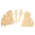 Chenille Kraft CK-364502 People Shaped Wood Craft Sticks, 6.1″ Wide, 5.7″ Length, 1.4″ Height (36 count)
