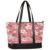 Cherry Blossom Canvas Laptop Tote Bag for Women, 15.6 Inch Work Bag