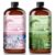 Cherry Blossom Essential Oil 8 Fl Oz (240Ml) and Marjoram Essential Oil 16 Fl Oz (480Ml) Fragrance Oil for Aroma Diffuser,Humidifier,Home Fragrance,Spa,Cleaning,Body Care,Massage,Yoga,DIY Candle