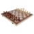 Chess 2 in 1 Chess Set Wooden Board Games with Instructions Folding Chess Game for Tournament Professional Beginners Non-Magnetic