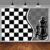 Chess Backdrop, Black and White Checkered Photography Background, 7x5ft