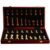 Chess Folding Wood Chess Set with Storage Tournament-Size Portable Chess Board for Adults Travel Gifts