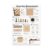 Chess Key Measurements Poster, 13×19 Inch, Portrait, Unframed, for Chess Players, Clubs, and Classrooms