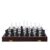 Chess Magnetic Chess Set 2-in-1 Chesses and Checkers Luxury Set with Foldable Board for Home Entertainment