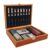 Chess Multifunctional Wooden Chess Set for Travel Board Games Set for Kids and Adults Chess Playing Cards Chips Set