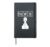Chess Pawn in Periodic Table Elements Funny Chess Player Hardcover Journal, Black