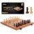 Chess Set Magnetic – Premium Wooden Board Game with a Portable Wood Case and Secure Storage for Pieces, Set for Adults (Beech Wood) – Chess Armory