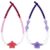 Chew Necklaces for Sensory Kids Adults 2 Pack, Flower Chewy Necklace Sensory Toys with Autism, ADHD, SPD, Nail Biting, Integrated Safety Design for Boys and Girls Reduces Stress and Anxiety