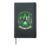 Chicago Goes Green St Patricks Day Hardcover Journal, Black