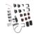 CHICIRIS 6DOF Robot Mechanical Arm Kit with Aluminum Alloy Brackets for