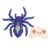 CHICIRIS Remote Control Spider with LED Eyes, 360 Rotation Climbing Toy for Wall Glass and Ceiling, Battery Powered Moving Spider for Kids