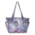 CHIFIGNO Galaxy Wolf Quilted Tote Bag Women’s Large Shoulder Bag