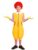 Child Ncdonl Halloween Costume Clown Long Sleeve Pocket Jumpsuit 9-10 Years