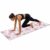 Children’s Day Pink Dream Castle Balloons Yoga Mat-68x24in,Exercise Mat for Men Women Blue Cloud Non-Slip Yoga Mats with Carrying Strap Cushioned Workout Mat For Home Gym Pilates Fitness