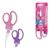 Children’s Scissors 15 cm 1 Piece – with Rhinestones for Girls – Stainless Steel Blades Craft Scissors Paper Scissors All-purpose Scissors – School Scissors for Children – Pink/Purple Assorted
