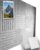 Chimelva Large Felt Bulletin Board 47″x35″ Pin Board, Light Gray