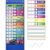 Chinco Daily Schedule Pocket Chart School Class Schedule Kit 13+1 Pocket Chart, 2 Hook, Title Card, 30 Double-Sided Blank Erasable Card for Classroom School or Home(Blue)