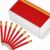 Chivao 288 Pieces Golf Mini Pencils Bulk with Eraser #2 HB Golf Short Pre Sharpened Pencils for Party Favors Office Supplies 4 Inch (Red)