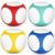 Chivao 4 Pcs 4 Pcs 2 Inch Dry Erase Blocks Colorful Dry Erase Dice White Board Dice Cubes Wipe Off Write Letters Numbers for Learning Playing Game Back to School, Classroom Supplies