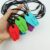 Chiyyak 5Pcs Sensory Chew Necklace Food Grade Silicone Dinasaur Chew Toys for Boys Girls Autistic Children,Safe Removable Buckle,Easy To Clean, Over 3 Years Old,6.3*,8*1cm/5