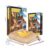 Chiyyak Gemstone Digging Set for Kids with Real Fossils, Educational for Children Over 3 Years, Includes Hammer & Magnifier, Gypsum Material