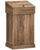 CHOEZON Trash Can Cabinet with Lid, Kitchen Trash Bin, Freestanding Garbage Bin for Kitchen, Living Room, Bedroom, Laundry Room, Walnut MWB01HTN1