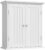 ChooChoo Bathroom Wall Cabinet, Over The Toilet Space Saver Storage Cabinet, Medicine Cabinet with 2 Door and Adjustable Shelves, Cupboard