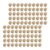 Chosertory 100Pcs Wooden Blocks Stacking Blocks Kids Learning Teaching Aids Playing Wood