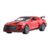 Chosertory 1:36 Scale Model Car, Die-cast, with Pull-Back Mechanism and 4 Opening Doors, Toy Car Display Model for Children and Up, Red