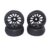 Chosertory 4 Pieces RC Wheel Tyres Pre-Glued for 1/8 Scale RC Car Tires Wheels Car Wheels and Tyres Rubber with Sponge Insert Rim 17mm