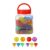 Chosertory 60 Pieces Transparent Blocks Math Manipulatives Colorful 3D Shapes for Kids