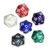 Chosertory 6X D20 Polyhedral Dices 20mm Dices 20 Sided Dices Set for Bar KTV Card Games