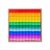 Chosertory Acrylic Building Blocks Transparent Cubes Construction Sensory Toy Stacking Visual Perception Material Suitable for Educational Play Home Children