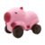 Chosertory Capybara Pull and Toys Sensory Fidget Car Toy Party Favor Relaxing Toy, Pink