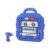 Chosertory Children Assembly Screwdr Kids Tool Set Workbench Stool Playset Drill Wrench Screwdriver Educational Toy Suitable for Preschool Learning Role, Blue, Electric Model