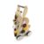 Chosertory Children Wooden Cart Activity Push Toy with Gear Wheels Shape Recognition Fine Motor Panel Compact Basswood Plywood Suitable for First Steps Balance Training Early Education playroom