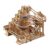 Chosertory Electrical 3D Wooden Puzzle Marble Run Model for Hobby Room Decor Ornament