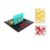 Chosertory Four in Row Board Game 2 in 1 Foldable Connect Tic Toe Classic Desktop Strategy Game Suitable for Family Children Kids Adults Travel 30cmx30cm