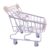 Chosertory Mini Shopping Cart Children Supermarket Handcart Desk Model Collector Display Suitable for Party Centerpiece Office Organizer Home D, Purple