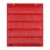 Chosertory Pocket Chart with 5+2 Pockets for Daily Schedule, Cards Teaching Activities, Class Demonstrations, Red