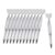 Chosertory Set of 12 Ballpoint Pens, for Valentine’s Day. Ideal for Party Favors, Notes, And Cards, silver