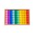 Chosertory Stacking Game Rainbow Acrylic Gemstone Cubes Ideal Gift Building Blocks Cube Blocks Set for Birthday Boy, 60pcs