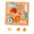 Chosertory Wooden Cutting Puzzle Preschool Wooden Peg Puzzle for Gift Model, Meat