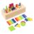 Chosertory Wooden Play Set Early Educational Toy Gifts Accessories for Preschool Kids
