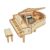 Chosertory Wooden Puzzle Kit of Piano Music Box, 3D Model Assembly for Adults and Teens, Style A