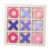 Chosertory Wooden Toe Brain Teaser XO Chess Board Game Interactive Table Game for Kids Adults Party Favors, Pink
