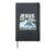 Christian Jesus riding a 600cc Snowmobile Hardcover Journal, Black